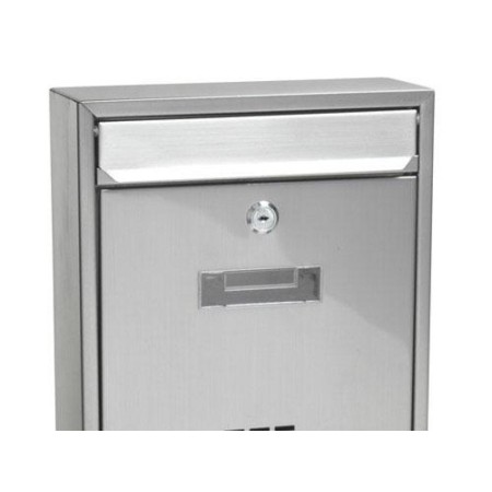 BUZÓN SATURNIA SQUARE 31X26X9,0 CM.  INOXIDABLE