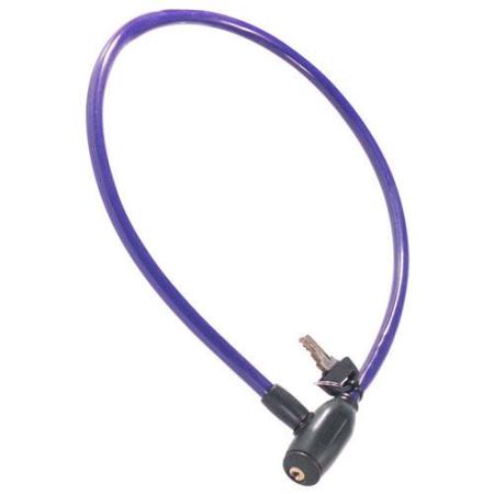 CABLE BICICLETA CON LLAVE 12 MM.  X 80 CM. 