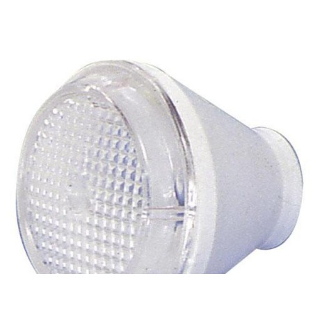 ALCACHOFA DUCHA PLASTICO BLANCO    1/2