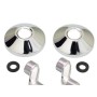 JUEGO EXCENTRICAS 2,5 CM.  1/2X3/4 CON EMBELLECEDOR