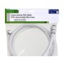 FLEXO DUCHA PVC BLANCO/PLATA 1,50 METROS