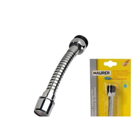 ATOMIZADOR ECONOMIZADOR METALICO FLEXIBLE CON ADAPTADOR MACHO / HEMBRA