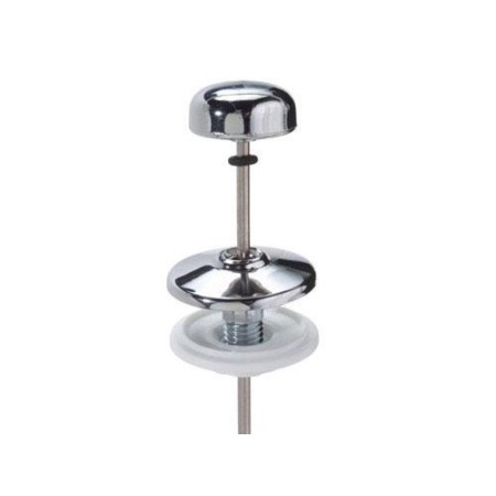 TIRADOR CISTERNA BAJANTE VERTICAL RECTO CROMO 130 MM. 