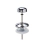 TIRADOR CISTERNA BAJANTE VERTICAL RECTO CROMO 130 MM. 