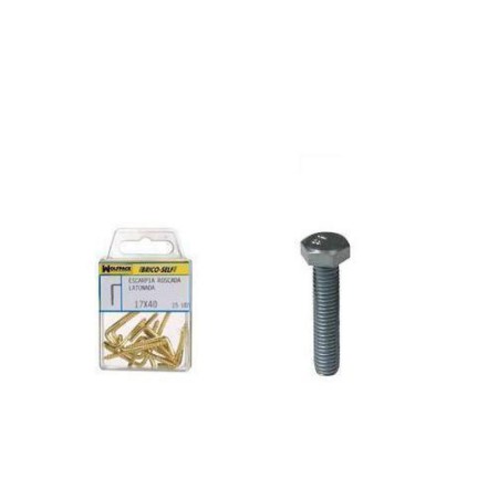 BRICO - SELF TORNILLO CABEZA HEXAGONAL ZINCADO M6 X 50 MM. 