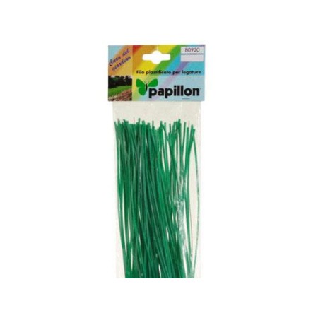 ALAMBRE PLASTICO ATADURAS 25 CM.   (BOLSA 100 UNIDADES)