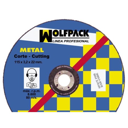 DISCO WOLFPACK HIERRO 115X3,2X22