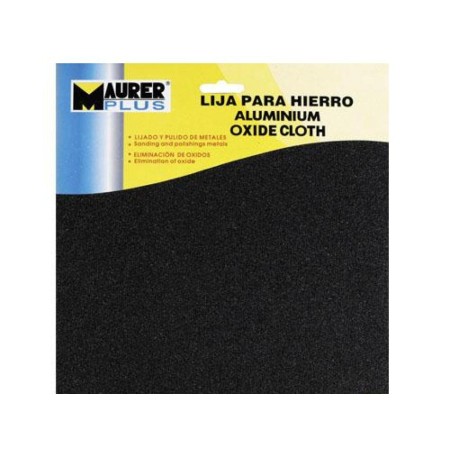 LIJA HIERRO MAURER 1 MEDIO  (PACK 10 PLIEGOS)