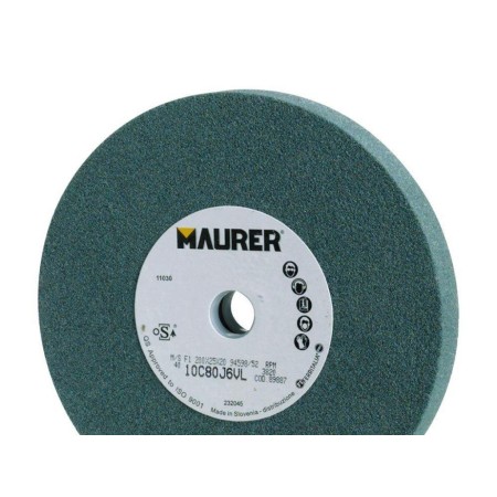 MUELA MAURER CARBURO DE SILICIO150X20X16 GRANO 80