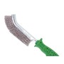 CEPILLO MANUAL INOXIDABLE MANGO PLASTICO VERDE