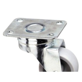 RUEDA POLYAMIDA PLACA   30MM