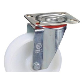RUEDA INDUSTRIAL NYLON PLACA 100MM