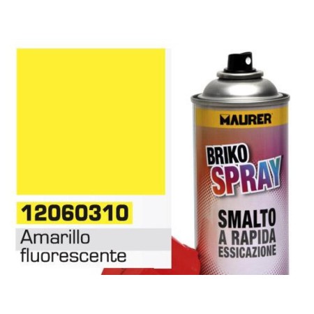 SPRAY MAURER AMARILLO FLUORESCENTE 400 ML. 