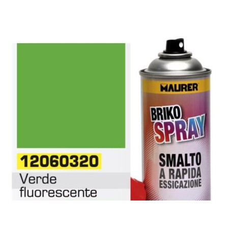 SPRAY MAURER VERDE FLUORESCENTE 400 ML. 