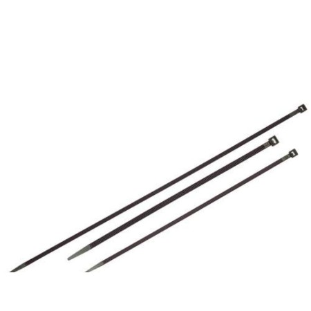 BRIDA NYLON MAURER NEGRA 2,5 X200 (BOLSA 100 UNIDADES)