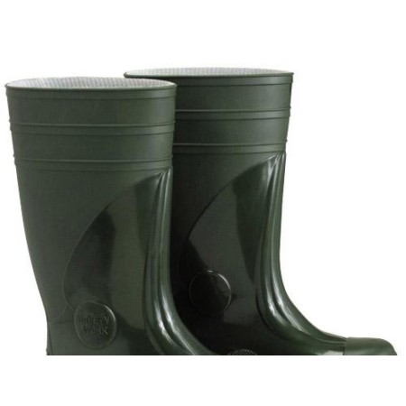 BOTAS GOMA ALTAS VERDES SEGURIDAD Nº 46  (PAR)