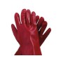 GUANTE WOLFPACK PVC ROJO 35CM  (PAR)