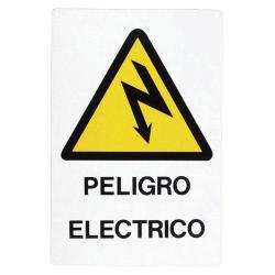 CARTEL PELIGRO ELECTRICO 30X21 CM. 