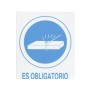 CARTEL OBLIGATORIO ELIMINAR PUNTAS 30X21 CM. 