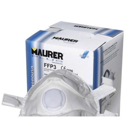 MASCARILLA MAURER FFP3 CON VALVULA   (CAJA 5)