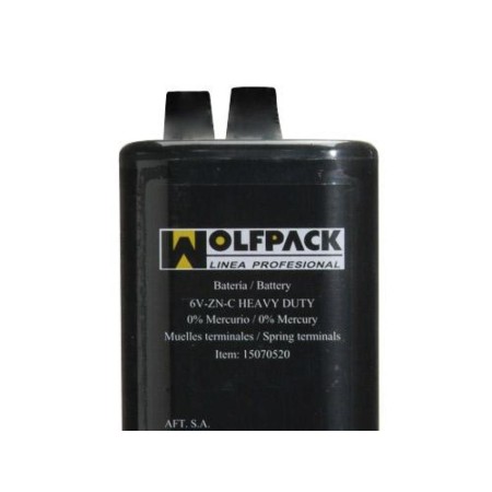 BATERIA PARA BALIZA  WOLFPACK 6 V. 