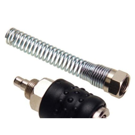 ENCHUFE RAPIDO CON MUELLE MANGUERA 6X8  (BLISTER 1 PIEZA)