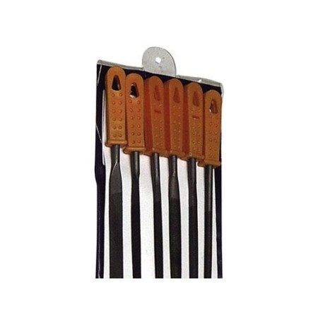 JUEGO LIMAS HIERRO PEQUEÑAS SURTIDO 6 PIEZAS