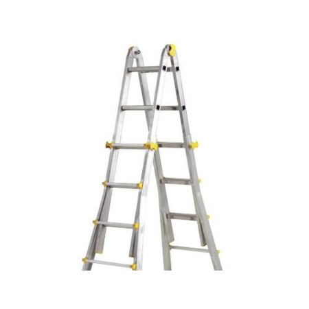ESCALERA TELESCÓPICA ALUMINIO MAURER 4 + 5