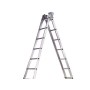 ESCALERA ALUMINIO INDUSTRIAL PRONOR 2 TRAMOS 10 + 10 PELDAÑOS