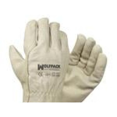 GUANTE WOLFPACK PIEL TARGET 10 CON COLGADOR  (PAR)