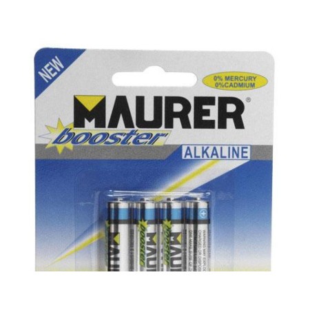 PILA MAURER ALCALINA LR -   3  (BLISTER 4 PIEZAS)