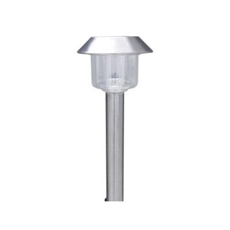 LÁMPARO SOLAR JARDÍN INOXIDABLE