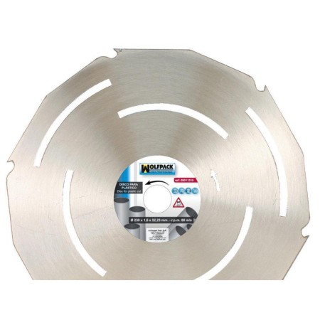 DISCO MATERIALES PLASTICOS MAURER   230 MM. 