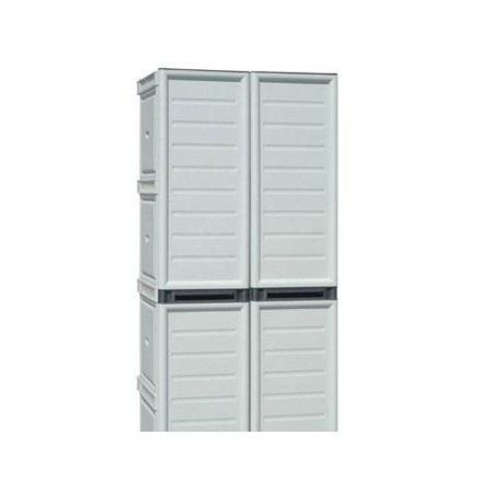 ARMARIO RESINA 68X37X169 CM.  CON PORTAESCOBAS