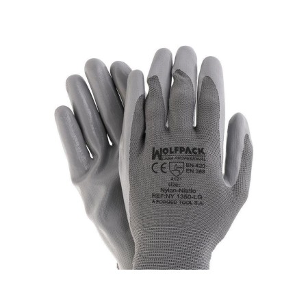GUANTE WOLFPACK NITRILO GLOVEX     9  (PAR)