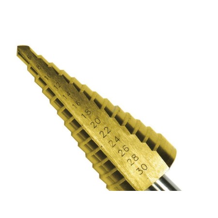 BROCA HSS ESCALONADA MAURER 6 A 30 MM