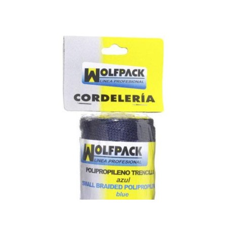 CUERDA TRENCILLA POLIPROPILENO AZUL  (BOBINA 100 METROS)