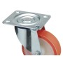 RUEDA INDUSTRIAL POLIURETANO PLACA 100MM