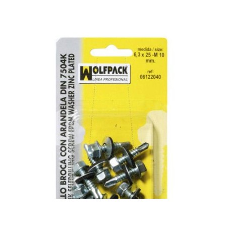 BLISTER TORNILLO BROCA 4,8X16 - 8 MM.   (20 PIEZAS)