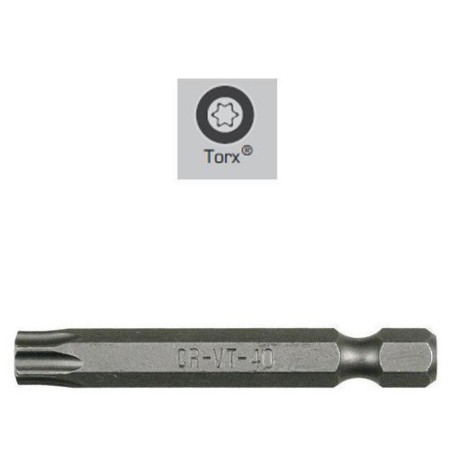 DESTORPUNTAS LARGO MAURER TORX T -   25  (2 PIEZAS)