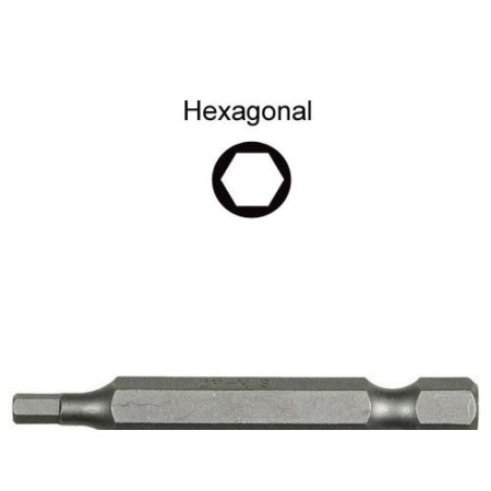 DESTORPUNTAS LARGO MAURER HEXAGONAL 6,0 MM.   (2 PIEZAS)