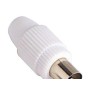 CONECTOR TV MACHO RECTO 9,5 MM