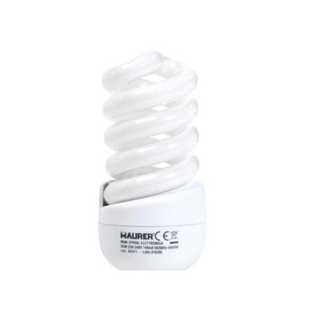 BOMBILLA AHORRO MINIESPIRAL FLUORESCENTE E27 25W=125W LUZ CÁLIDA
