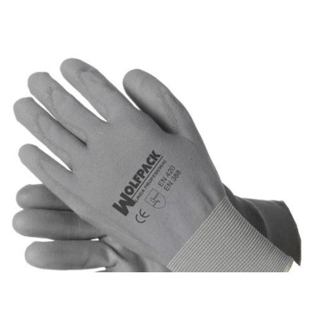 GUANTE WOLFPACK POLIURETANO SEATTLE   7  (PAR)