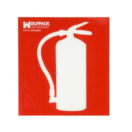 CARTEL EXTINTOR 30X21 CM. 