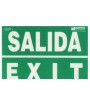 CARTEL SALIDA EXIT 30X42 CM. 