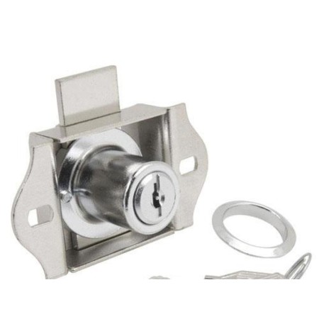 CERRADURA MUEBLE PARA CAJON 301/55 CROMADA