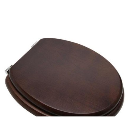 ASIENTO WC  MADERA NOGAL