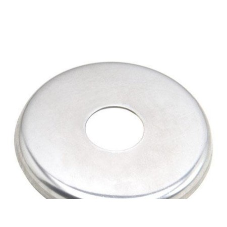 EMBELLECEDOR ESCUDO ABOMBADO ACERO 3/8