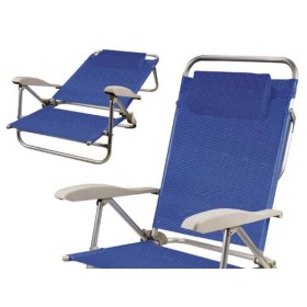 SILLA PLAYA ALUMINIO BAHAMA AZUL